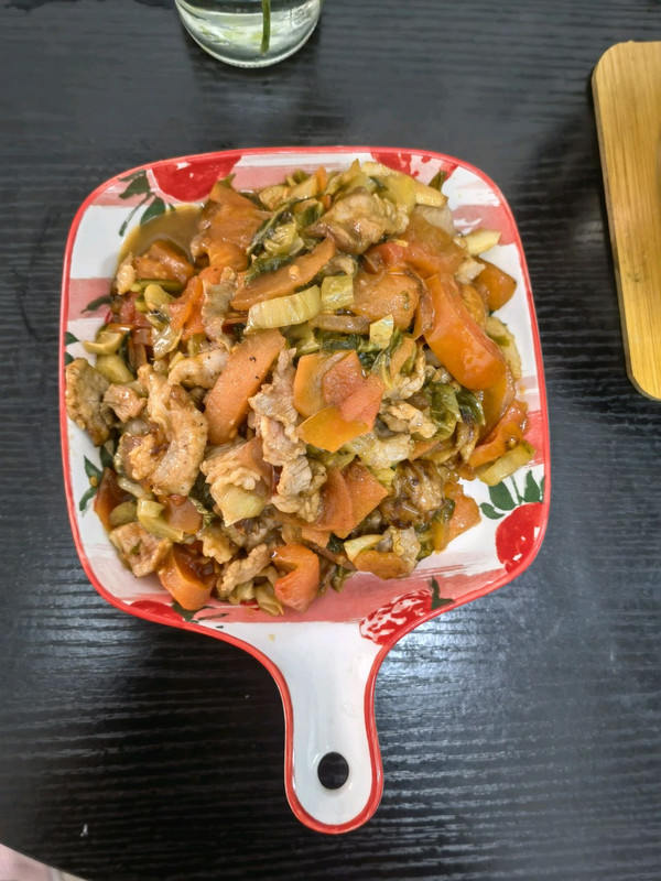 潮汕酸菜西红柿炒肉这样做最好吃,你之前做对了吗?