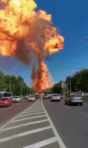 突发!俄罗斯伏尔加格勒一加气站爆炸 已造成13人受伤