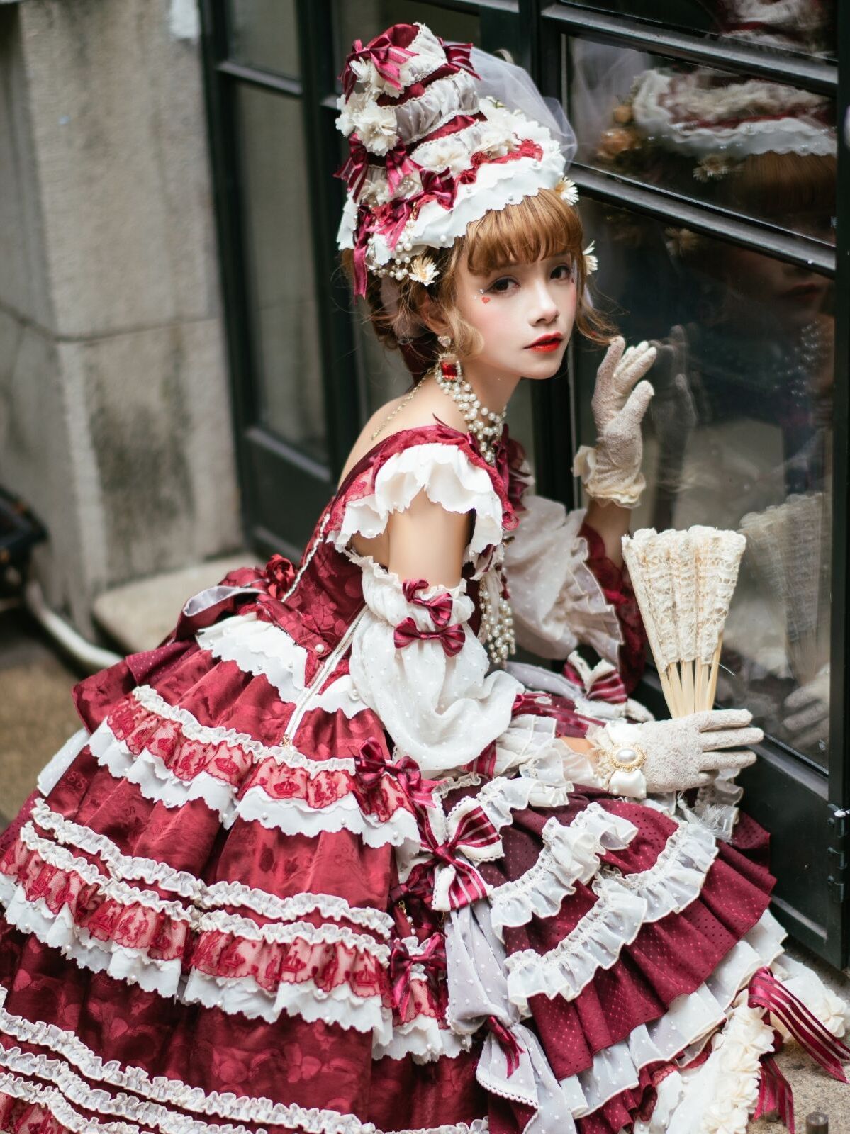 可以穿着结婚的洛丽塔"蛋糕裙",优雅感十足,太让人心动