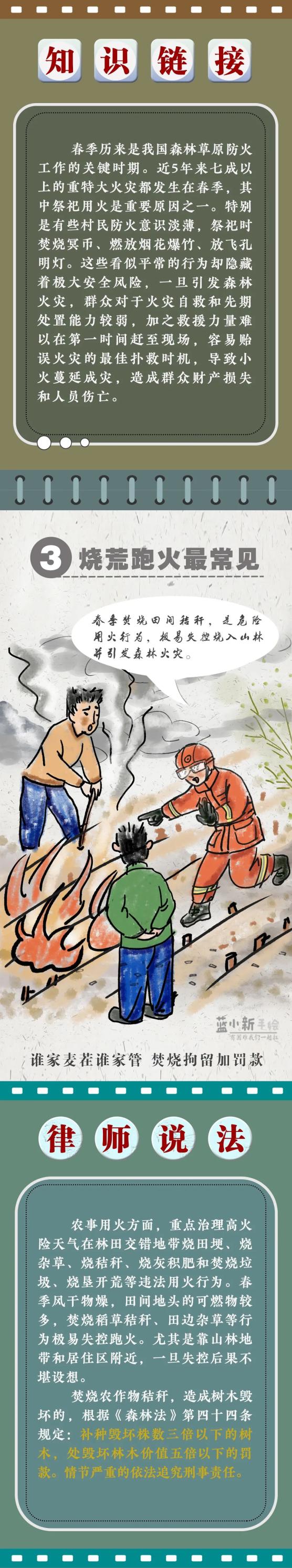 森林防火 你我同行丨森林防火宣传漫画来了