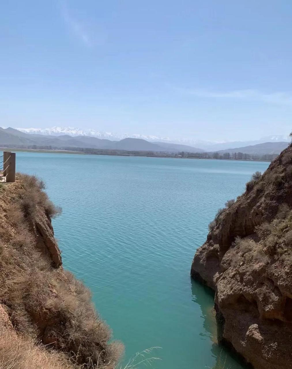 "黄羊河水库"1958年开工建设,1960年建成蓄水.(原创作品   手机拍 ))