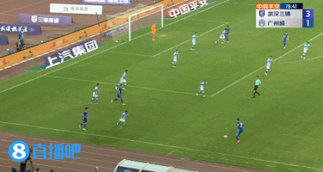 中超-宋文杰传射吉列尔梅双响 广州城4-1河北_中超武汉三镇对阵广州城比赛结果_谢鹏飞戴维森进球时刻