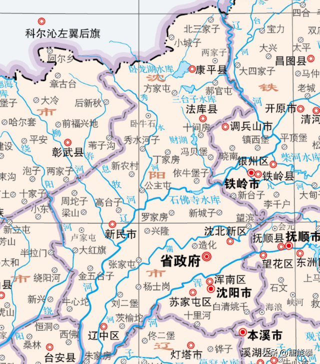 法库县内地图图片