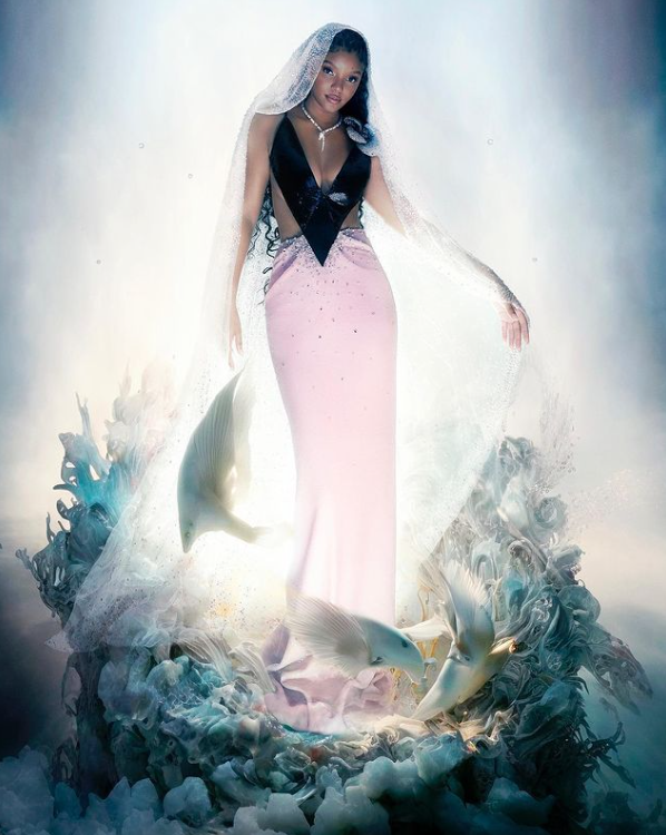 小美人鱼海洋风时尚大片引网友盛赞自曝试镜唱哭评审