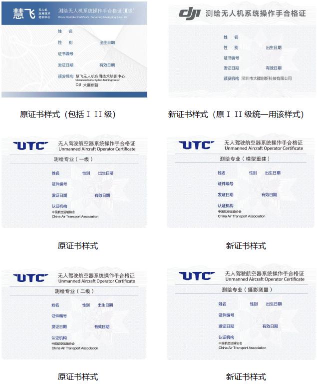 大疆慧飞对无人机培训体系进行升级优化 课程命名与证书作出变更