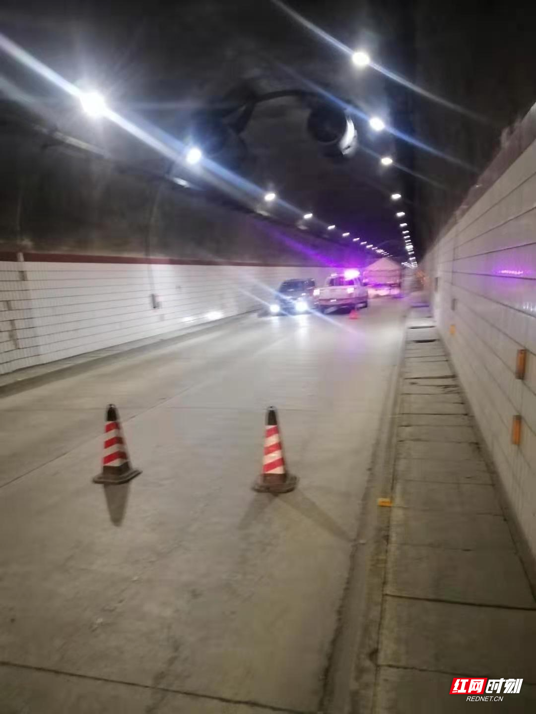 老木峪隧道为交通安全保驾护航