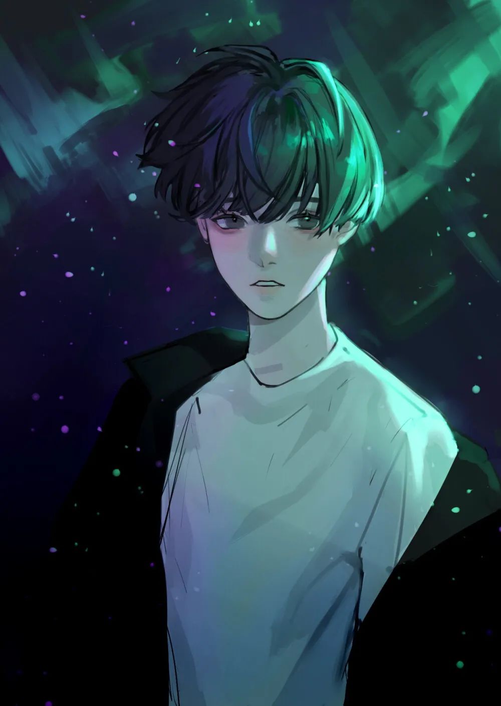 小蘑菇头像 壁纸|等极光再亮的时候,上校就回来了