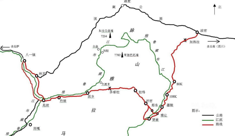 墨脱公路规划图片