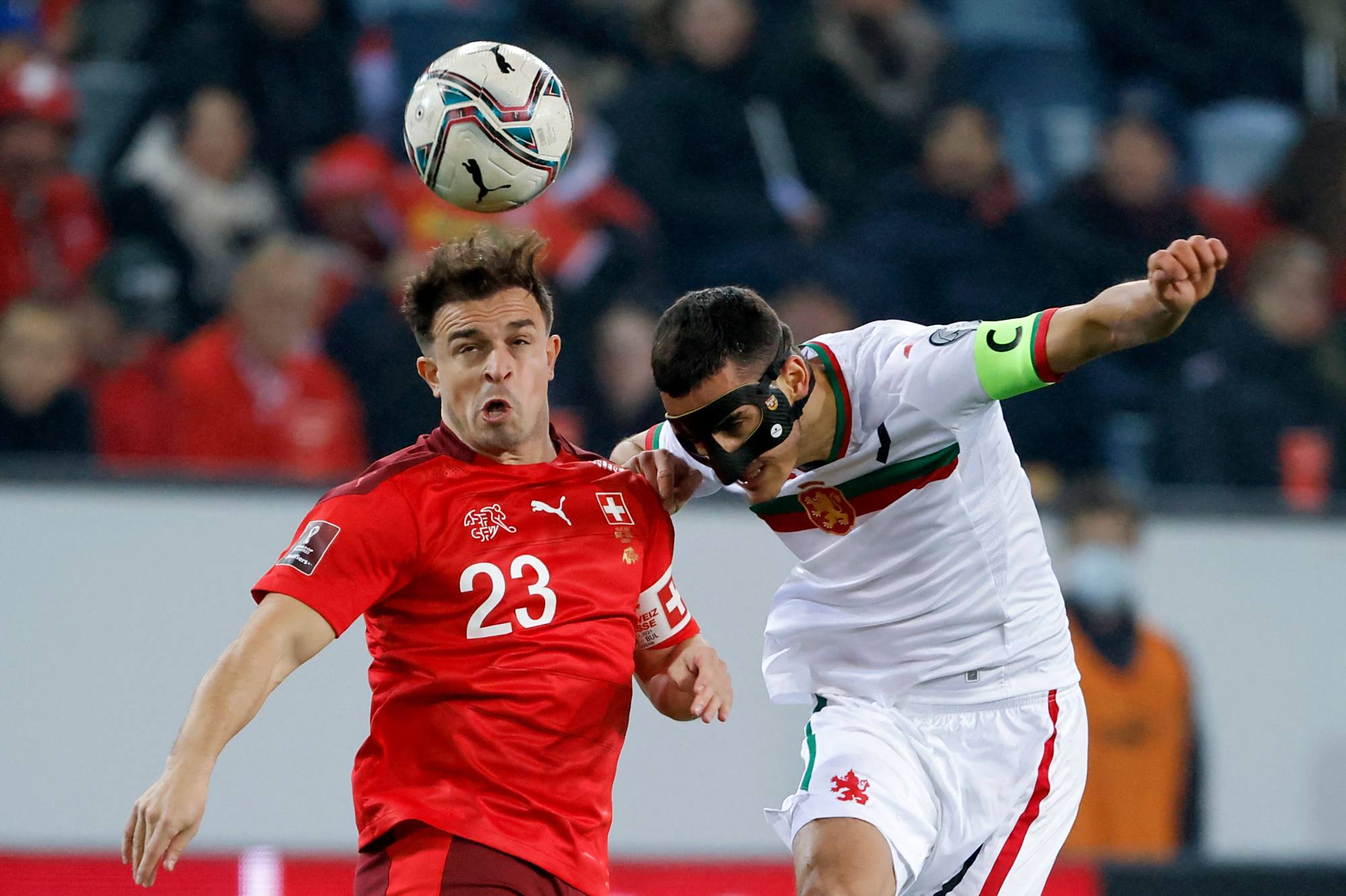 足球——世预赛:瑞士胜保加利亚晋级世界杯