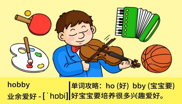 hobby复数图片