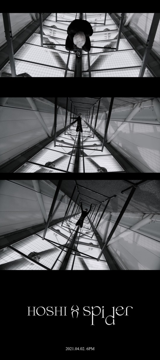 seventeen hoshi, solo mixtape《spider》mv预告公开……强烈的战栗