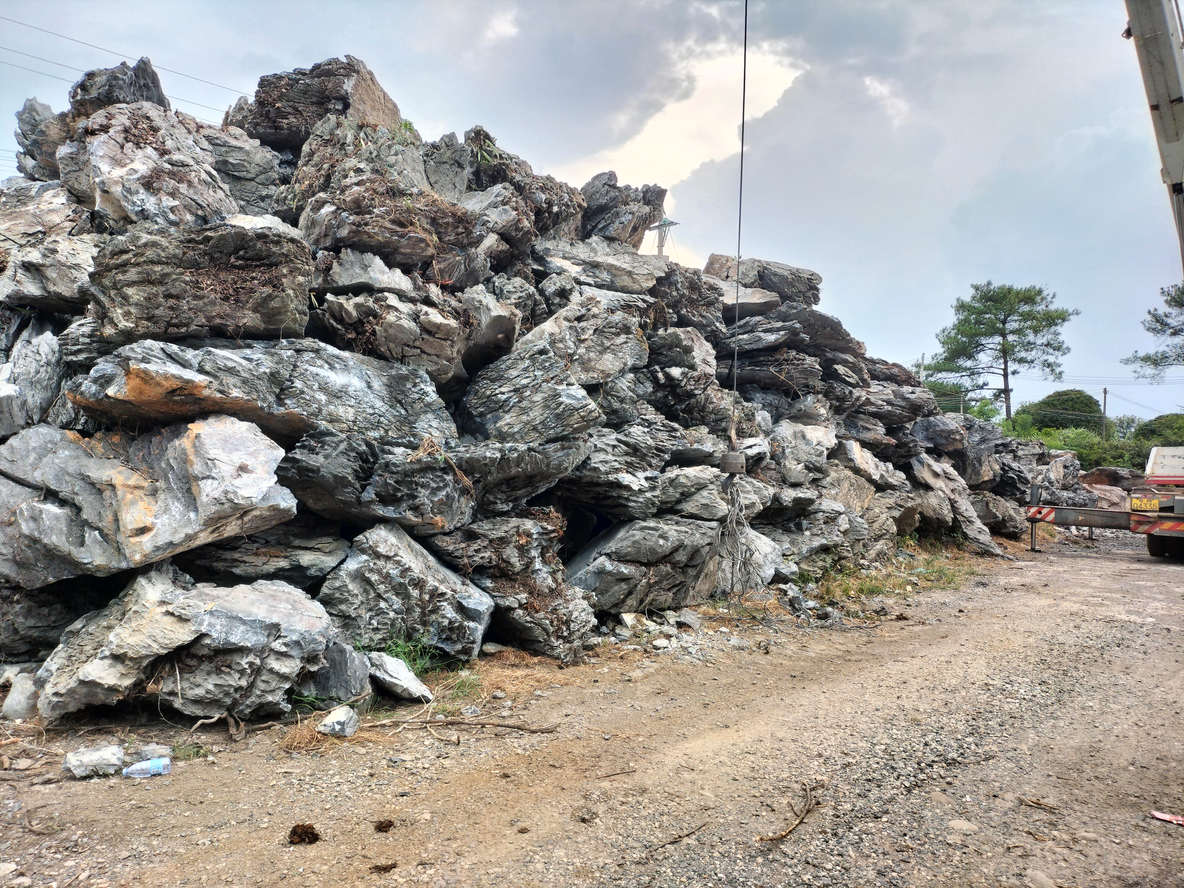 济南大英石现在什么价格,济南9月英石批发,现货英德石6千吨