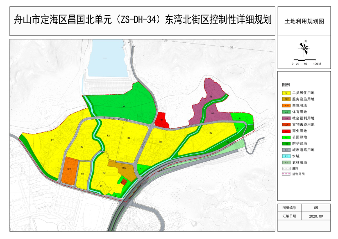 舟山新城地图图片