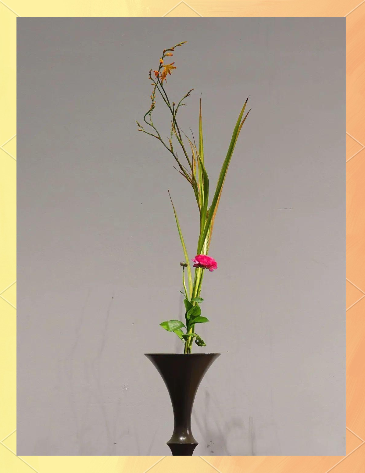 日式插花中的多种基本花型介绍