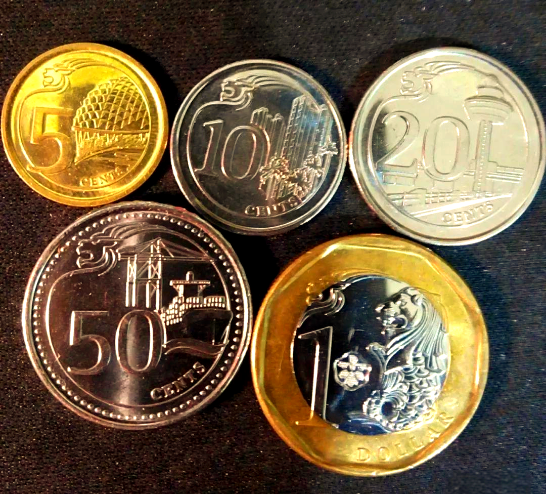 新加坡硬币:多版本流通,设计稳定且多样