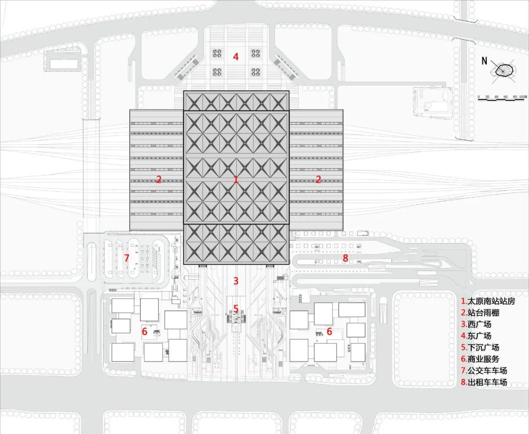 太原南站平面图示意图图片