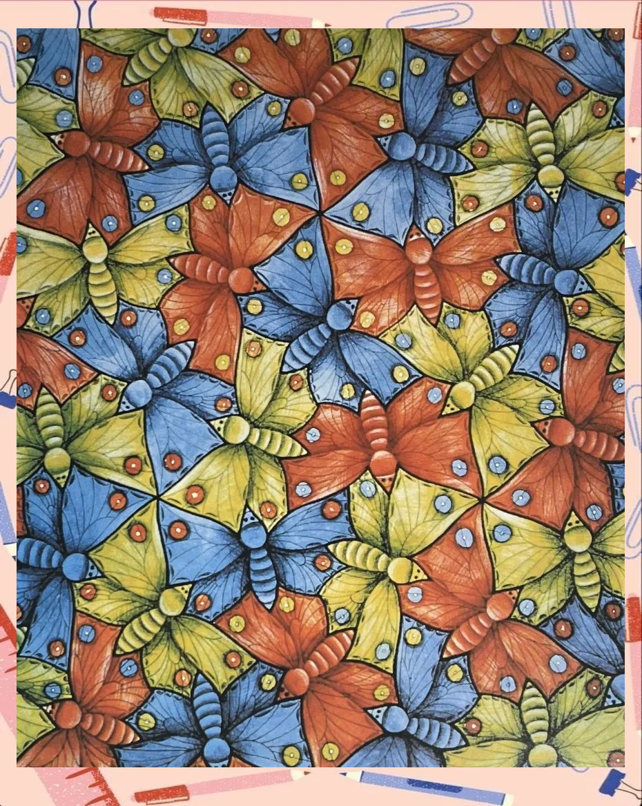 平面对称群与埃舍尔的镶嵌艺术创作