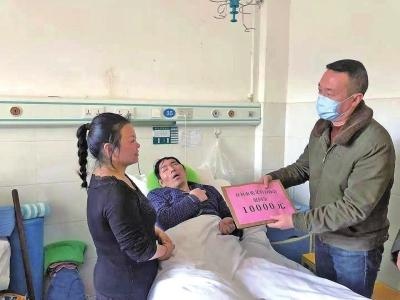 救人英雄赵进前被授予"省见义勇为英雄"称号并奖励二十万元