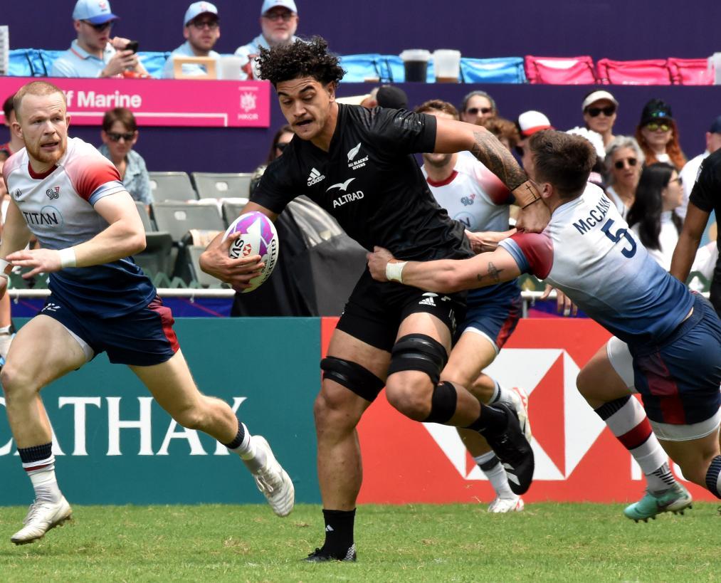 香港国际七人橄榄球赛:新西兰队连胜开局