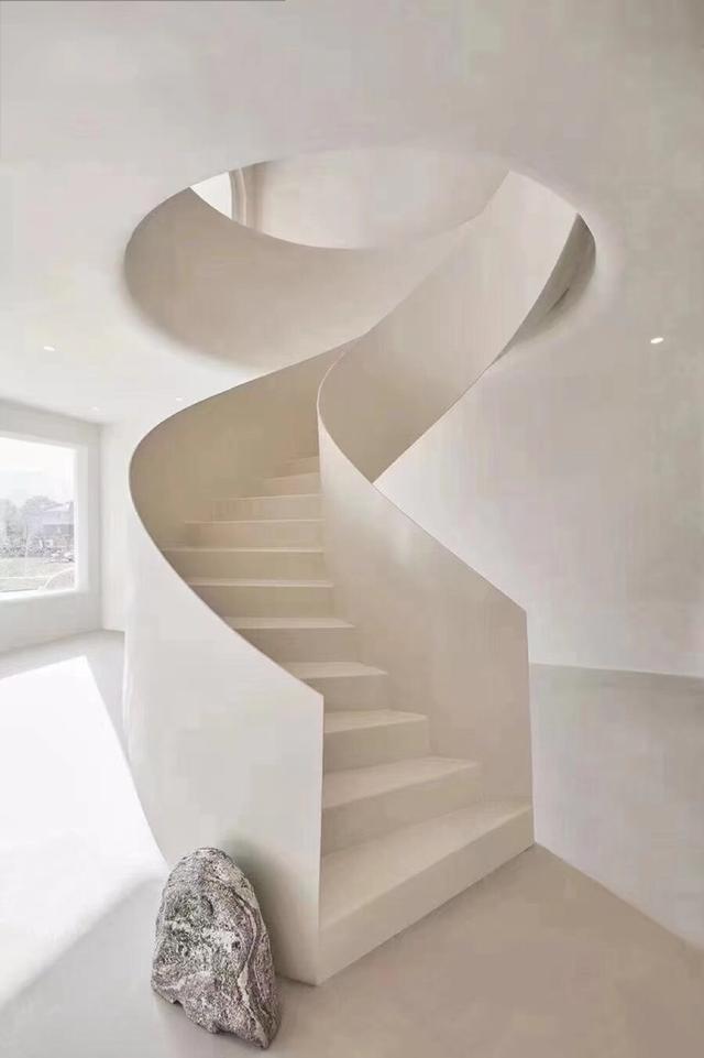 治愈柔和-微水泥弧形造型