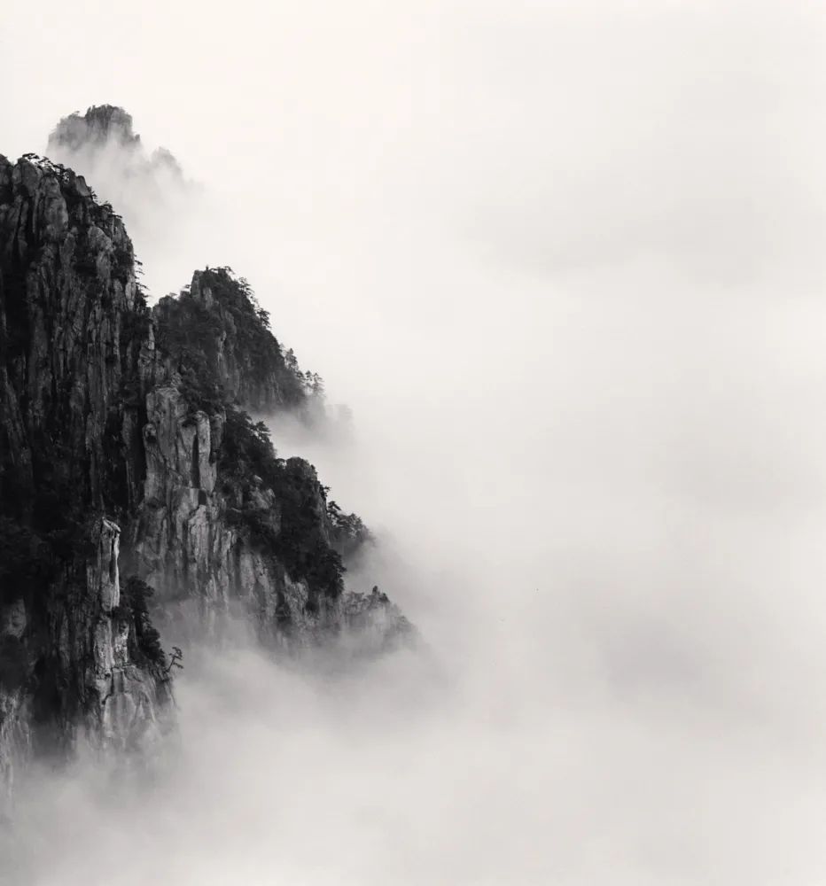 無敵的黑白黃山風光,水墨畫既視感