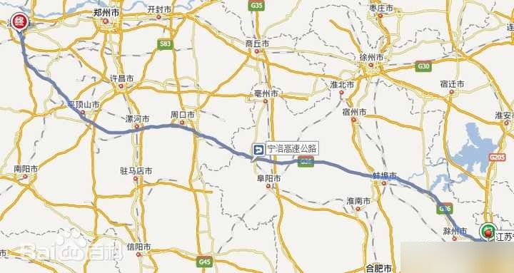 宁洛高速线路图图片