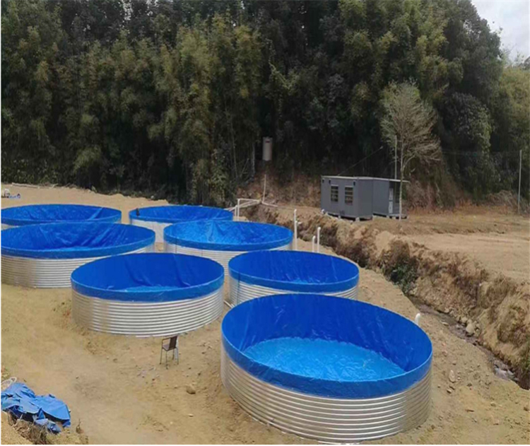 新型圆形镀锌板工业蓄水池