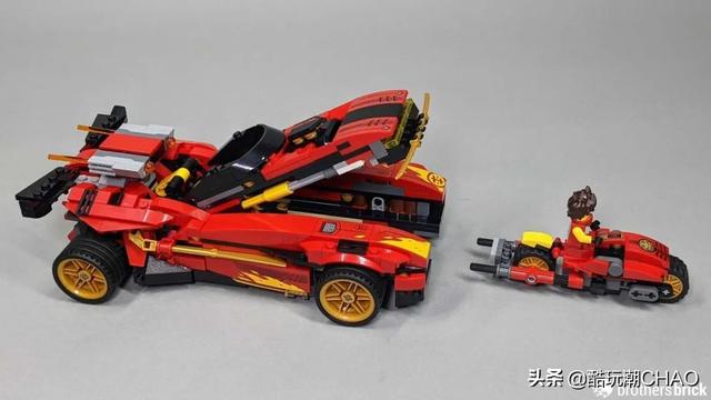 乐高幻影忍者系列71737 x-1忍者战车开箱评测