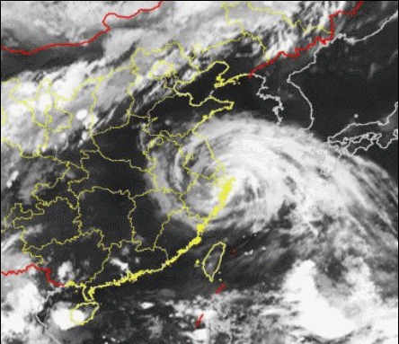 快讯!台风"烟花"刚刚在浙江嘉兴平湖市沿海再次登陆