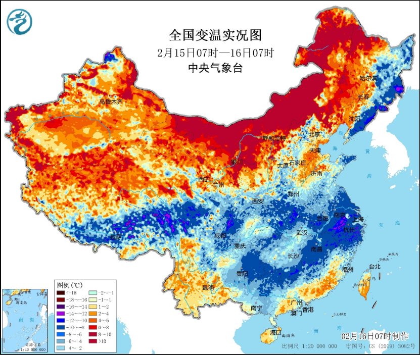 中央气象台:寒潮将大举入侵我国,新疆气温狂降局地暴雪