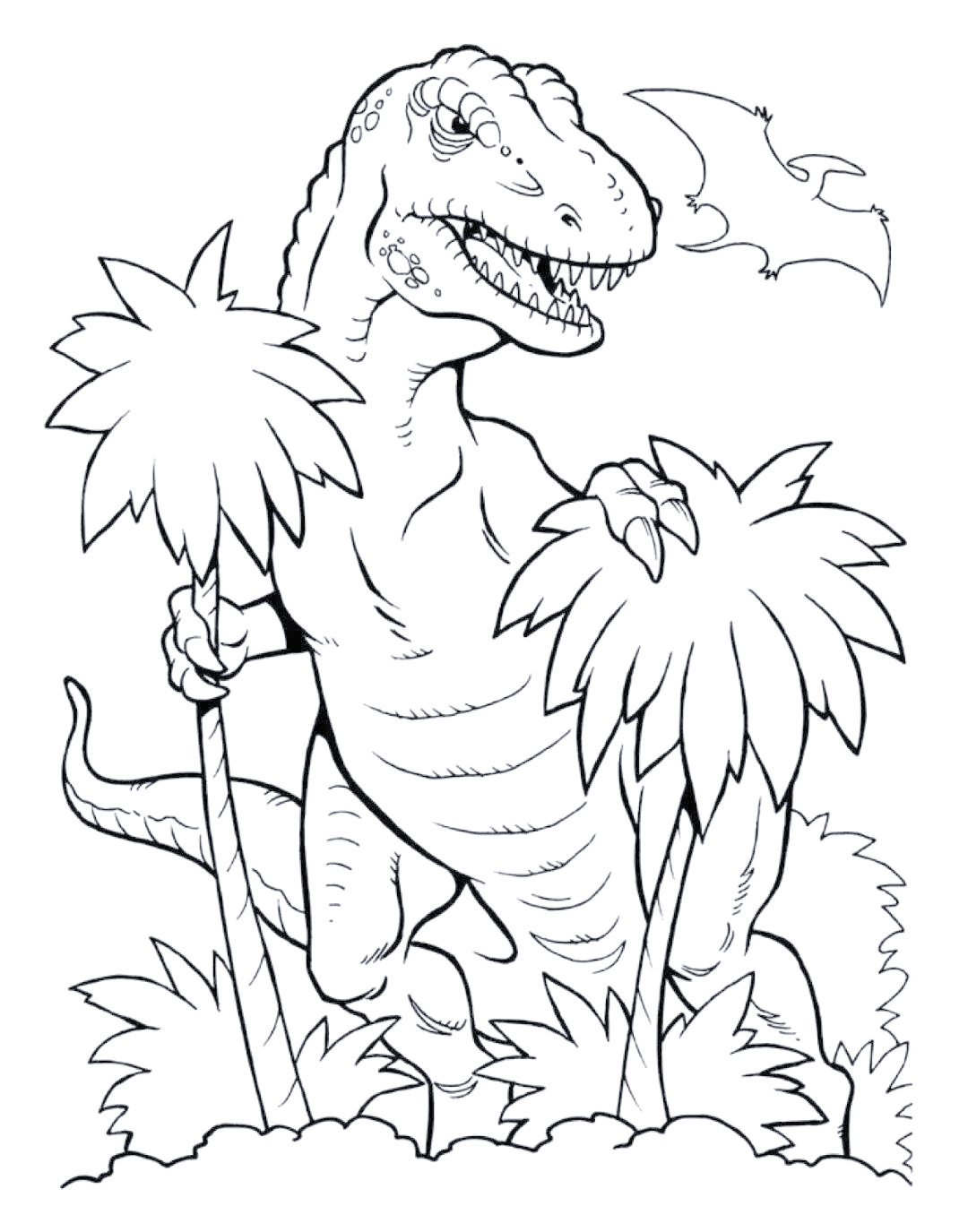 恐龙线稿艺术探秘:勾勒出一个生动多样的恐龙世界