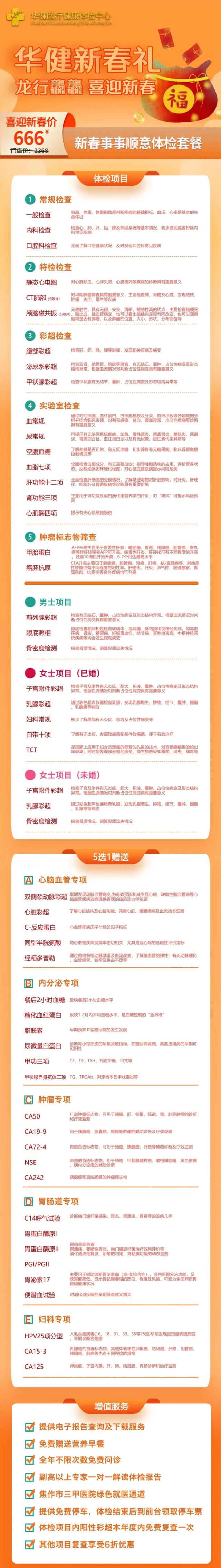 焦作人注意!华健新春健康体检套餐值得期待!