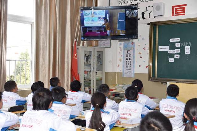 会泽县驰宏小学校开展沪滇同步课堂第三次活动