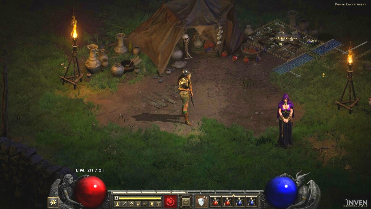 《暗黑破坏神2》可以为玩家免费"洗点"的npc——阿卡拉