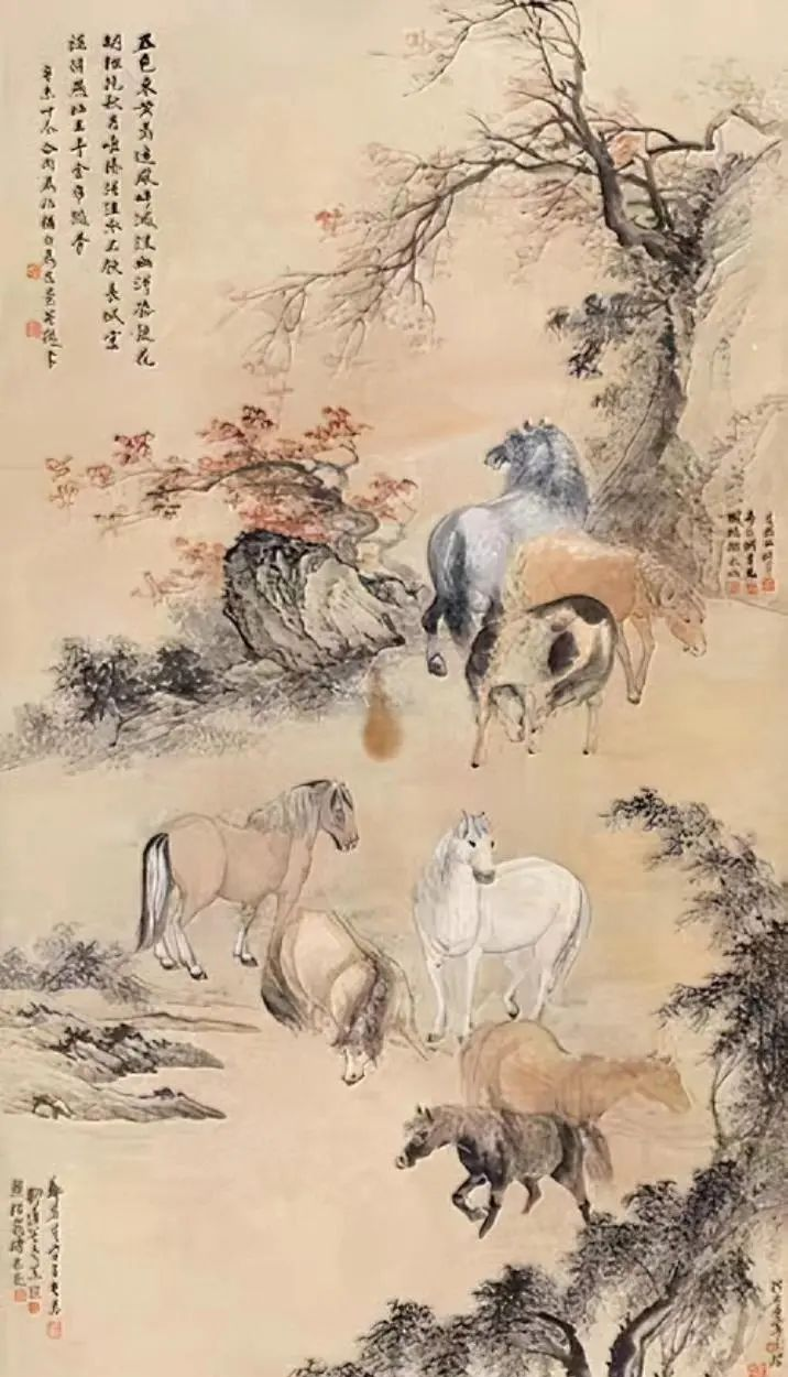 历代画马名家创作的众多《八骏图》中,你最喜欢哪一幅?