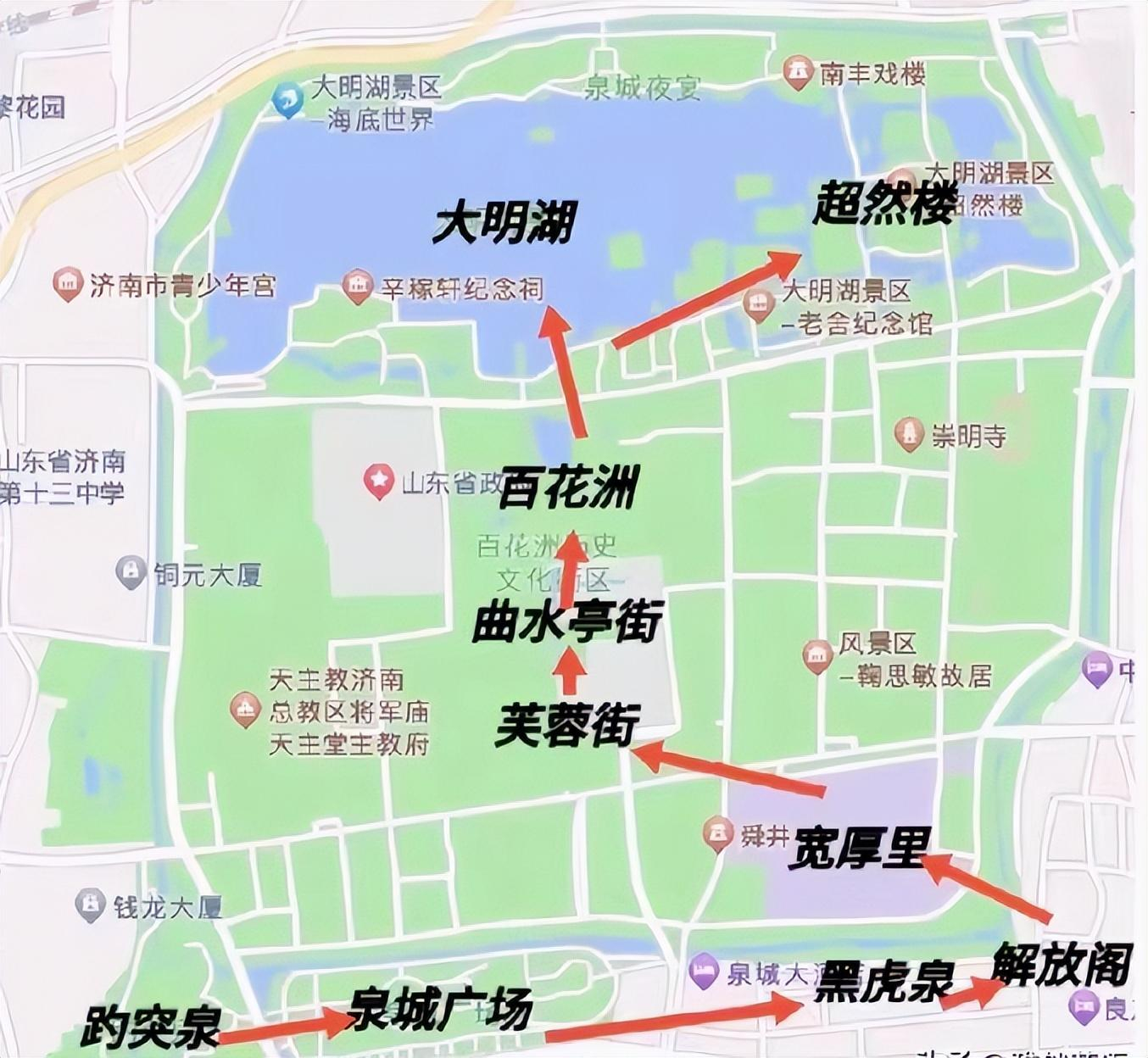 去济南旅游回来