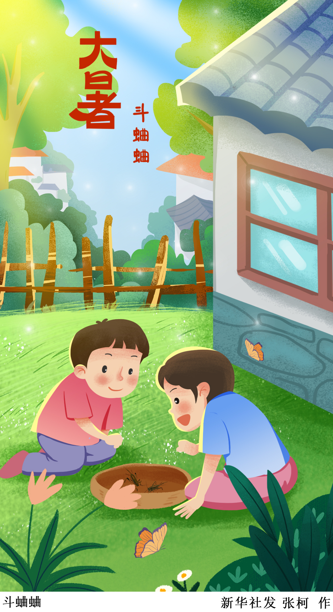 「二十四节气·大暑」斗蛐蛐