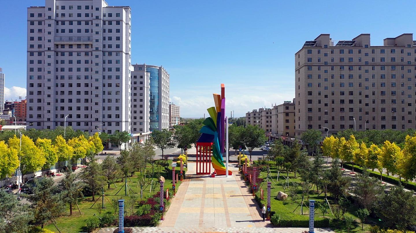 甘肃山丹:城市建设焕发新颜