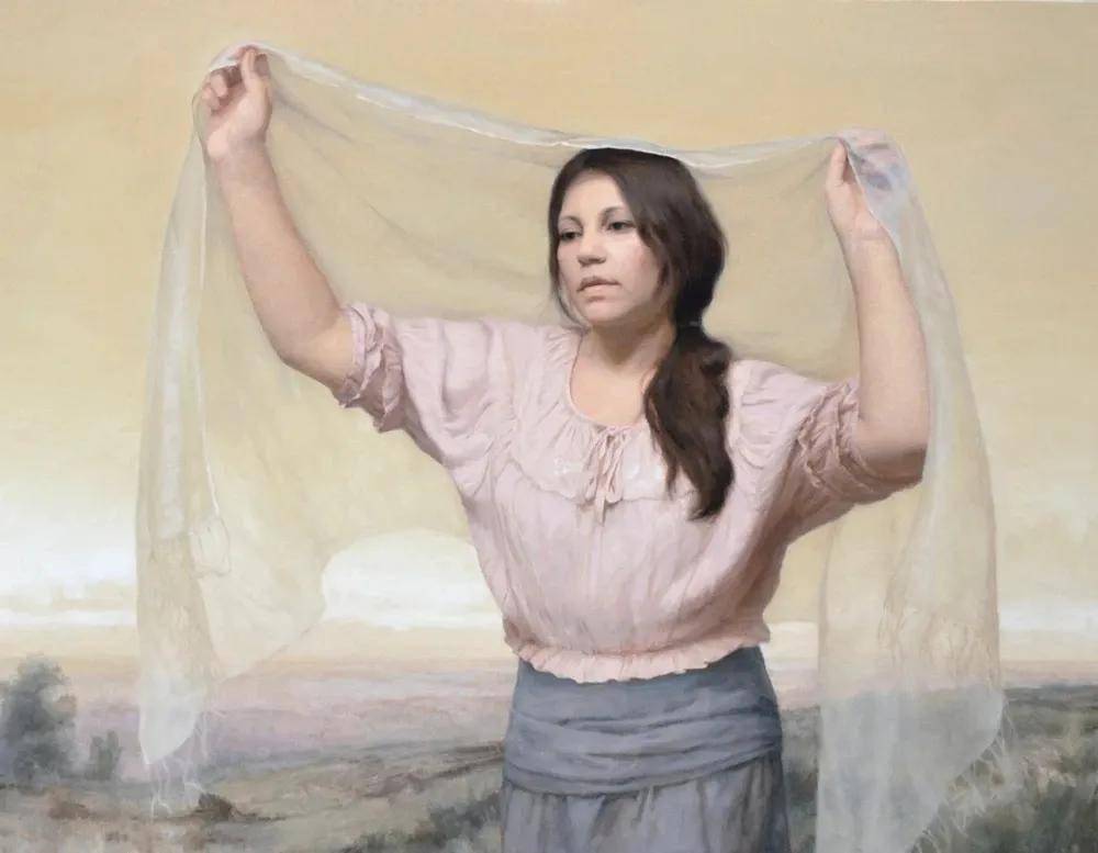 美国画家约书亚·拉洛克,人体油画作品选写生,少女人体!