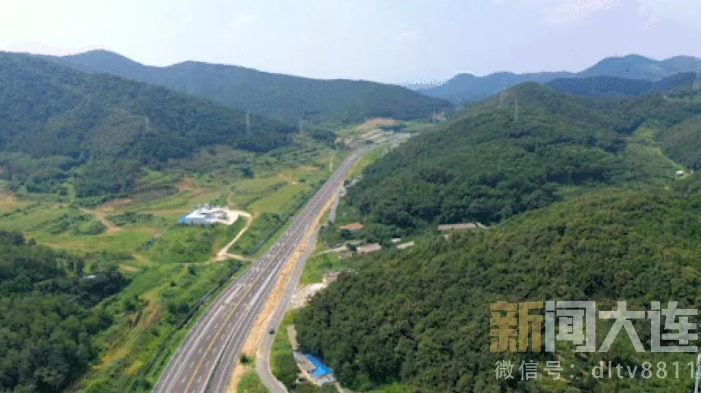 大连至旅顺中部通道全线通车!