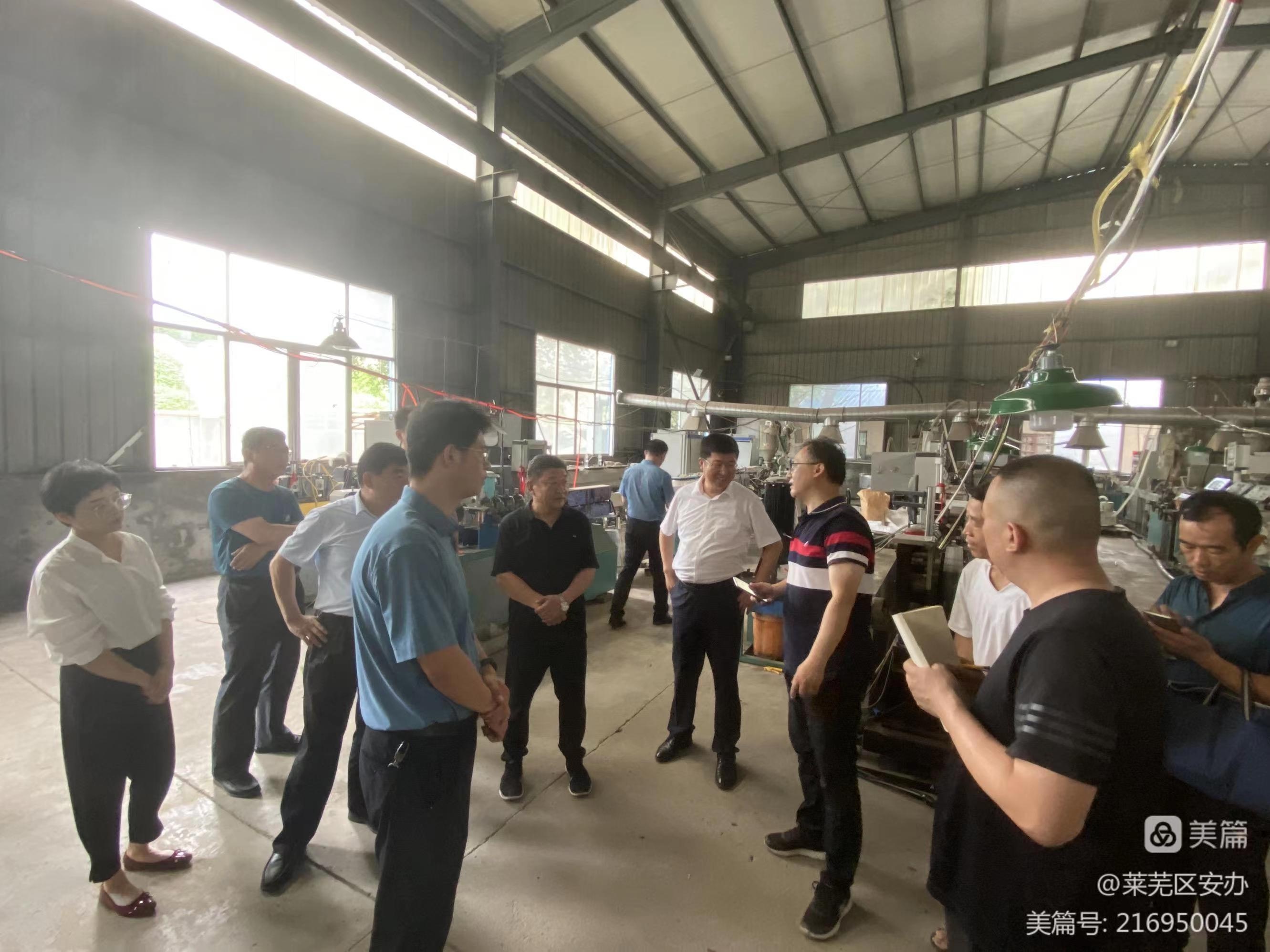 区安委会专职副主任李国清带队督导安全生产工作