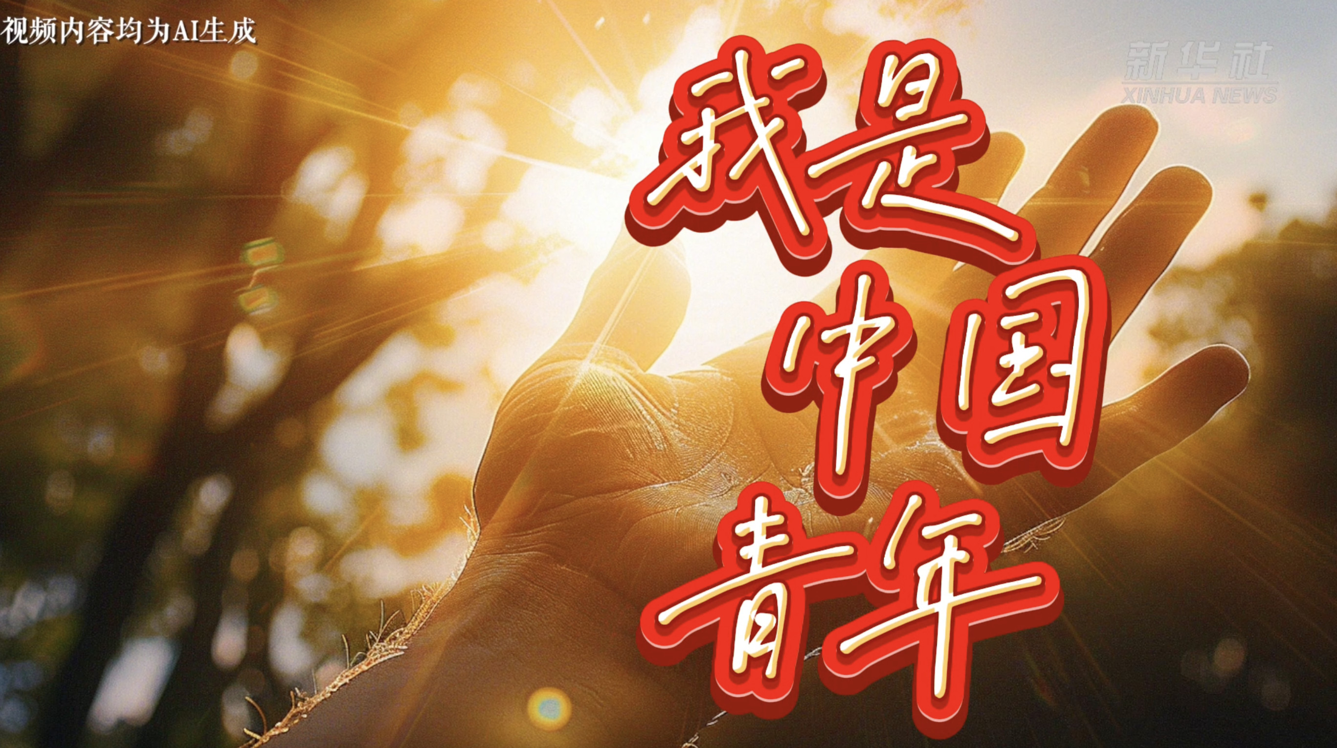 aigc短片:我,是中国青年!
