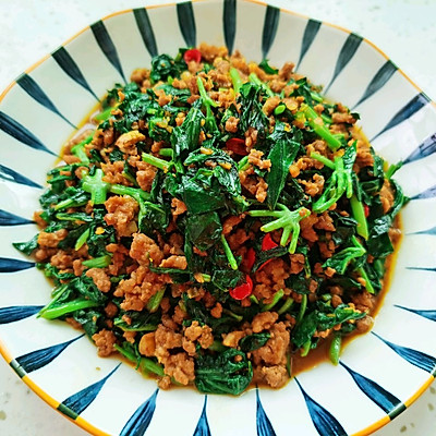 罗勒炒肉沫你这么做,不怕你不上瘾