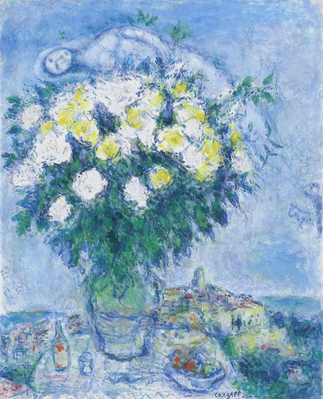 马克·夏加尔,这位现代绘画史上的杰出人物,其作品风格独具一格,超越