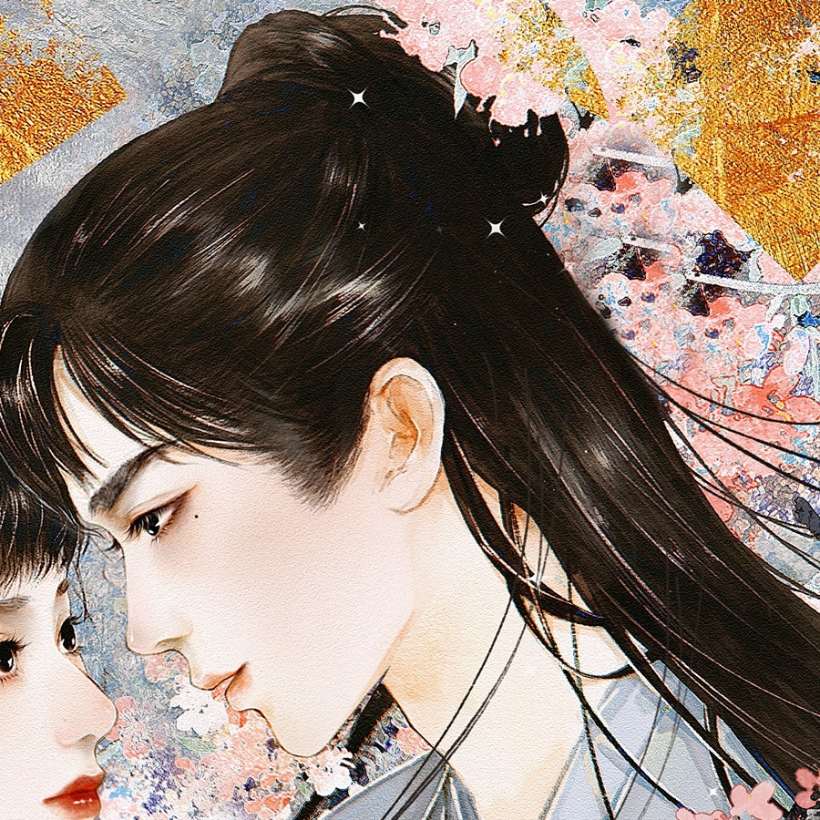 琉璃手绘情侣头像:战神小撩玑,纯情小凤凰!