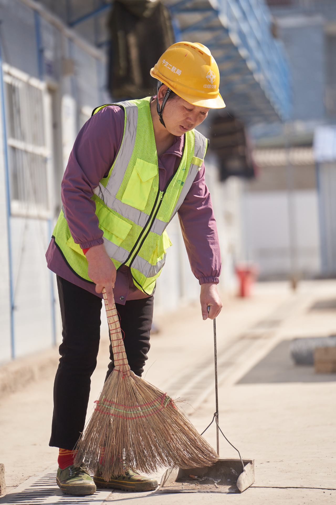 建筑女工的别样写真