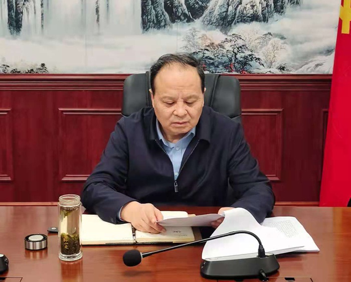 张盈安召开分管工作2021年四季度工作例会