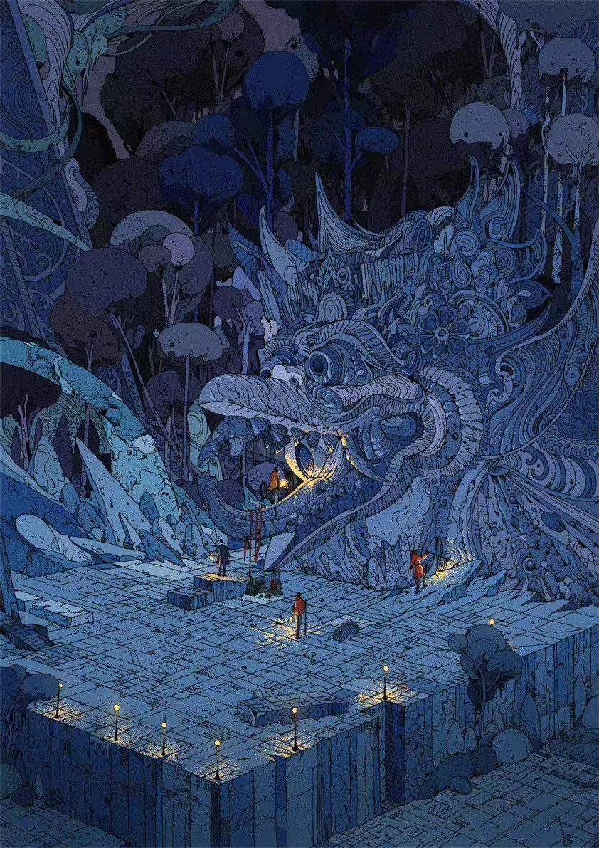 插画师kilian eng 奇幻插画作品欣赏