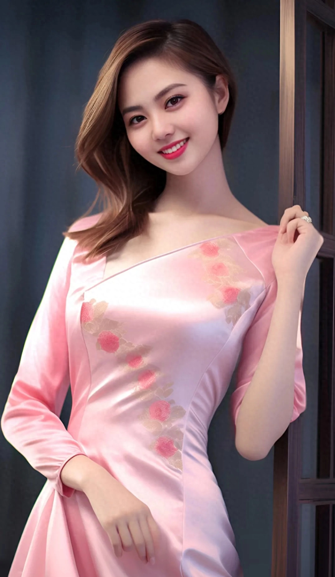 ai壁纸,东方古典旗袍美女,端庄典雅