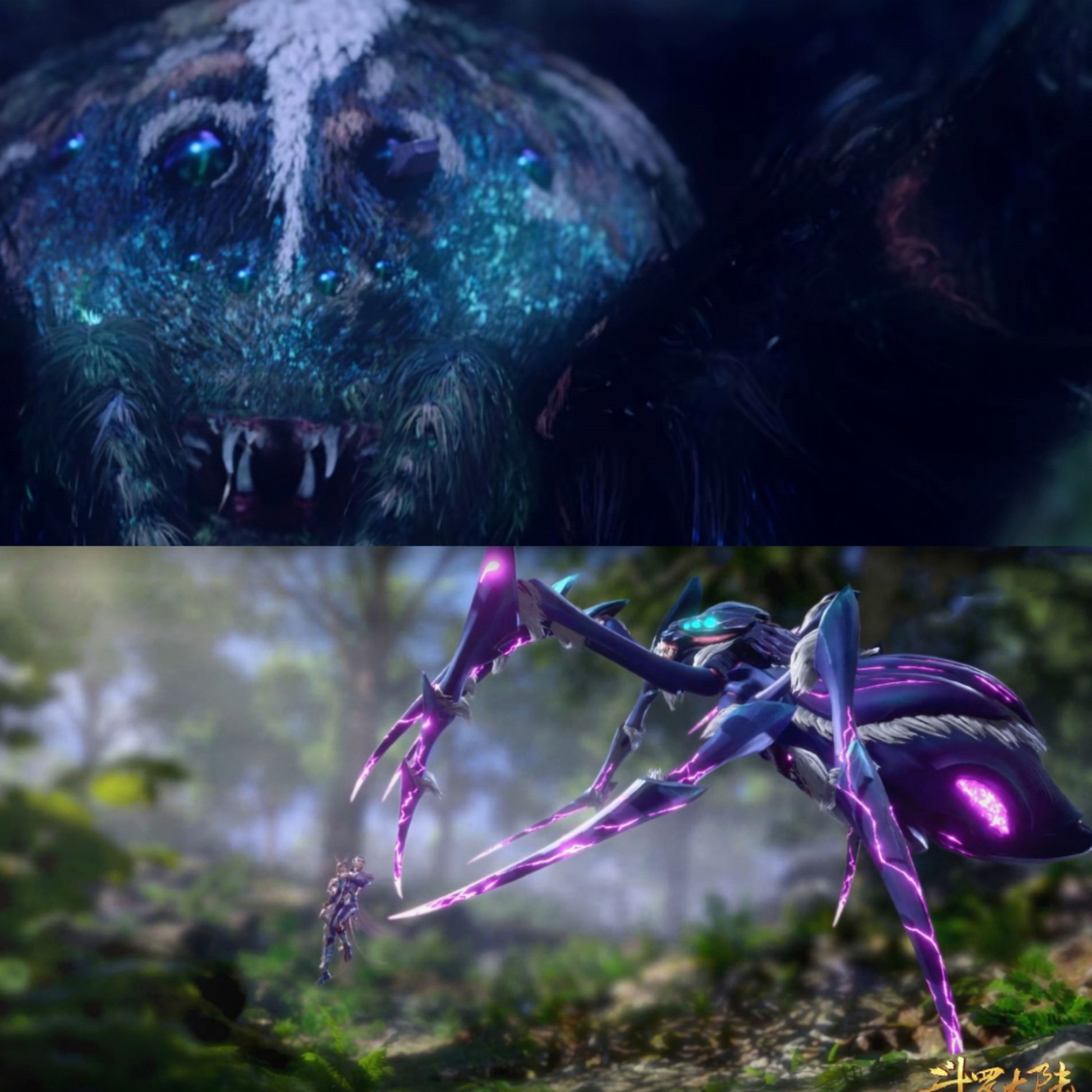 斗罗大陆:唐三本人嫌弃锤子武魂,人面魔蛛太难了,开场就被揍